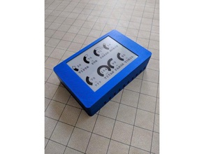 dungeons dragons hit point tracker e-ink display electronics 3d print model - Mito3D