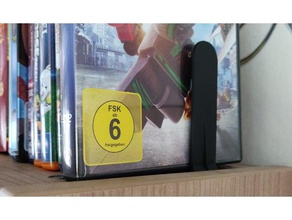 basit kitap, cd, dvd ev 3d print model - Mito3D