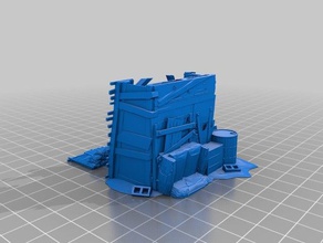 junkyard lookout posts toys & games fallout terrain wargaming 3d print model - Mito3D