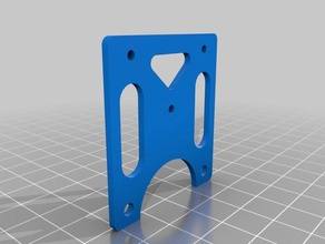 a10m pcb front mount upgrade 3d printer accessories panel geeetech a10 3d print model - Mito3D