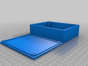 my customized project box lid screws v2 electronics 3d print model - Mito3D