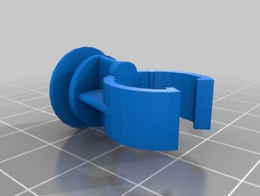 twingo 3 agrafe verein plage arriere de la automoción 3d print model - Mito3D