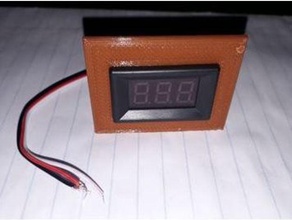 voltímetro digital stand eletrônica elétrico volt 3d print model - Mito3D