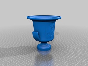 ancient greek vase lithophane decor 3d print model - Mito3D