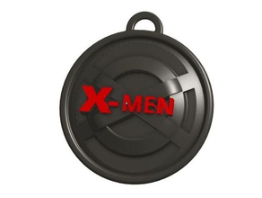 x-men trousseau de clés pièces et badges dc comics clé un xman xmen 3d print model - Mito3D
