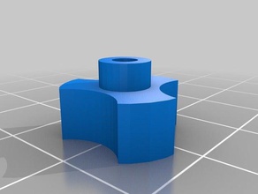 perilla de tornillo m3 diy pomello 3d print model - Mito3D