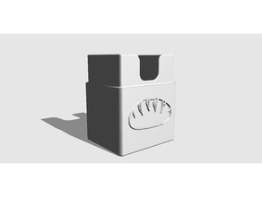 mtg deck box - breadbox toys & games magic gathering edh 3d print model - Mito3D