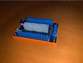 simple benchtop power board pcb cover electronics atx supply holder 3d print model - Mito3D