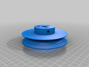 Runde Riemenscheibe Teile kundengebundene 3d print model - Mito3D