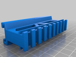 nerf apollo raised rail toys & games 3d print model - Mito3D