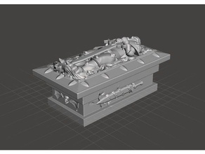 tomb toy & game accessories dnd dungeon furniture heroquest miniature tabletop 3d print model - Mito3D