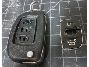 hyundai i20 remote buttons automotive 3d print model - Mito3D