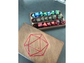 polyhedral dice box games 3d print model - Mito3D