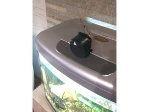 fish tank food feeder pets arduino automatic energia dispenser launchpad msp430 servo 3d print model - Mito3D