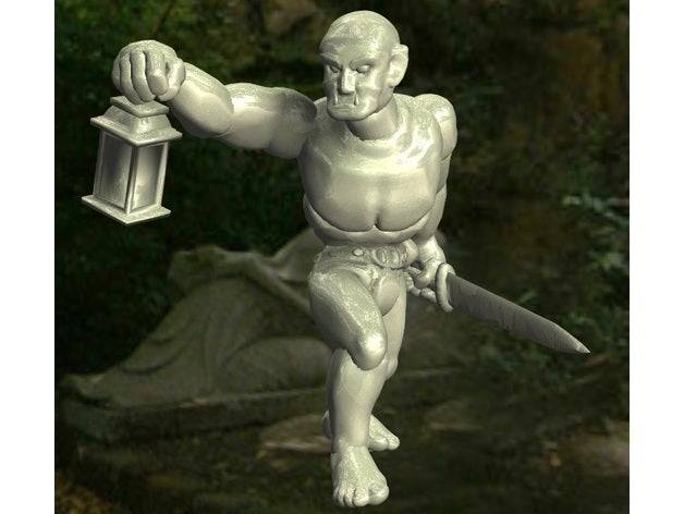 patroling orc toy & game accessories 3D print model - Mito3D