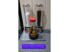 salt pepper soy sauce stand example peugeot daman kikkoman kitchen & dining tool grinder shaker 3d print model - Mito3D