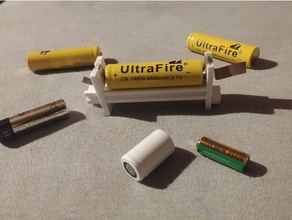 batterie universelle chargeur 18650 de l'électronique titulaire cas support le cool passe-temps li-on lion 3d print model - Mito3D