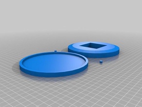 my customized brian's parameter-ized clock household 3d print model - Mito3D