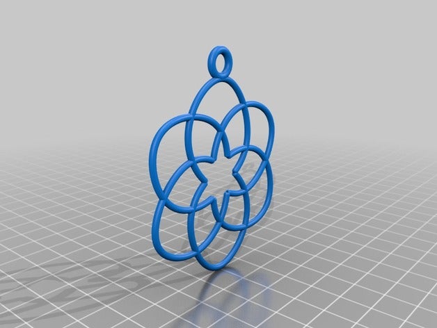 simple earrings 3D print model - Mito3D