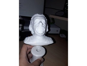 all one albert einstein bust secret switch people 3rd grade 4th 5th above educational 3d print model - Mito3D