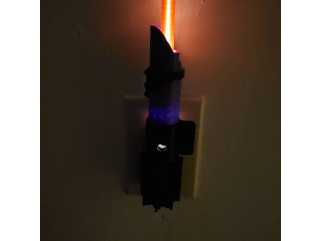 nightlight saber remix decor lightsaber night light star wars 3D print model - Mito3D