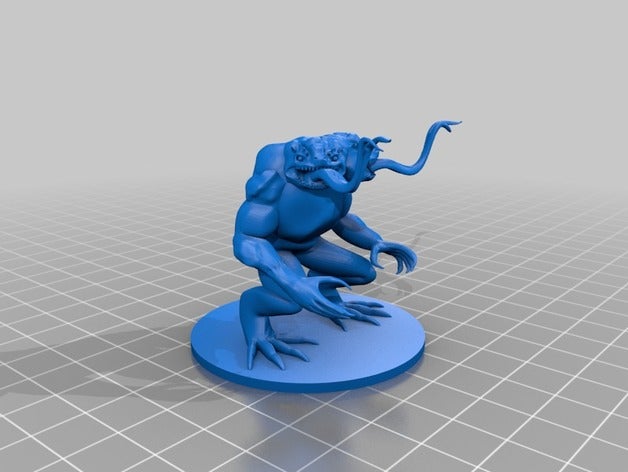 toad demon creatures 3D print model - Mito3D