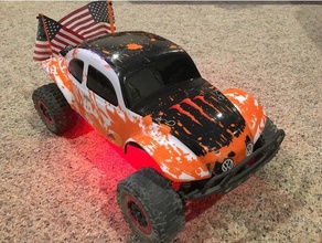 flag mount traxxas slash 2wd wheelie bar r c vehicles 3d print model - Mito3D