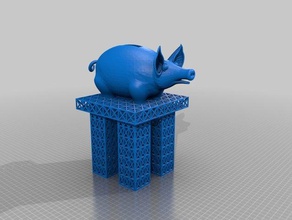 offshore sparschwein savings pig oink containers 3d print model - Mito3D