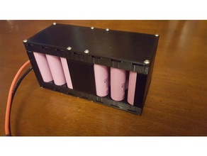 18650 3s7p pack de l'électronique batterie titulaire cas 3d print model - Mito3D