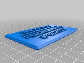 innovation cubicle sign office customized 3d print model - Mito3D