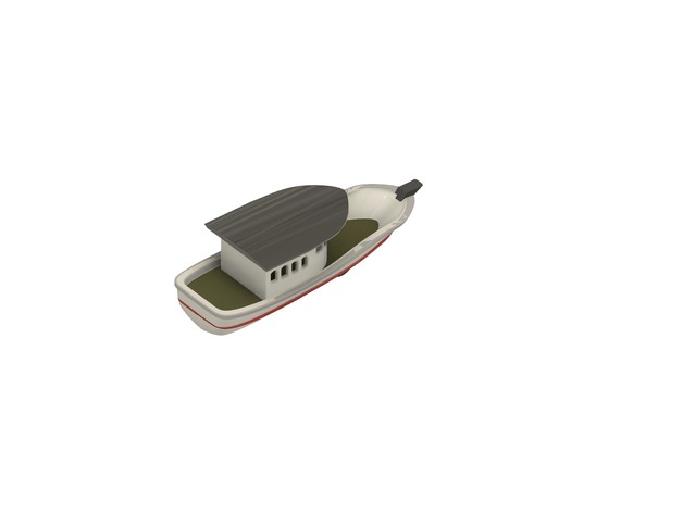 barca da pesca i veicoli 3D print model - Mito3D