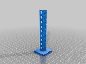 formfutura clearscent abs 260-220 temperature tower 3d printing tests customized 3d print model - Mito3D