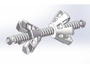 filament diameter-adjustable center shaft engineering 3d print model - Mito3D