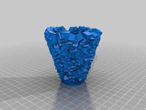 cube vase Kunst 3d print model - Mito3D