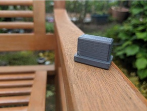 garden chair foot replacement parts gardenchair 3d print model - Mito3D