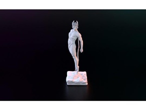 d mon fraktal heykeller Özet yaratık İblis fantezi cehennem canavar mitoloji kabuk 3d print model - Mito3D