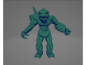 Riesen-Fleisch-golem thingiben 28mm Maßstab Spielzeug & Spiele dnd Miniatur fantasy der miniaturen Monster rpg 3d print model - Mito3D