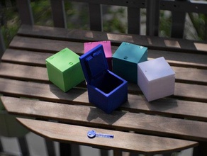 imprimer la place de verrouillage boîte, pas montage ménage boîte d'impression unique rangement 3d print model - Mito3D