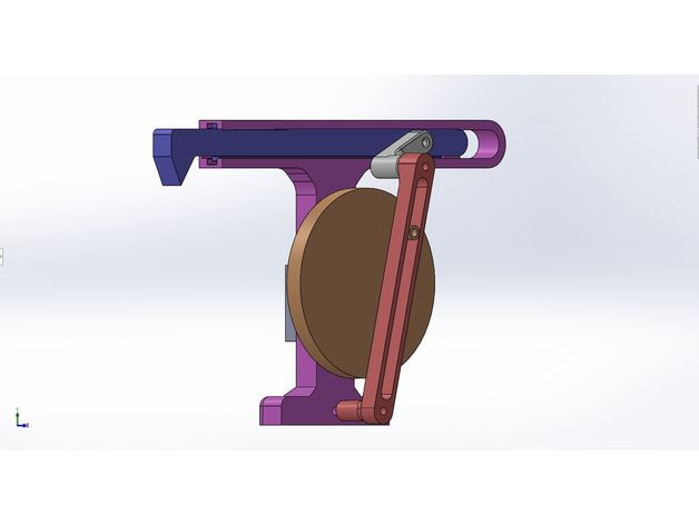 shaper-Mechanismus quick-return-Mechanismus 3d-drucken mechanisch ist - Mechanismus 3D print model - Mito3D