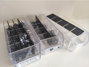divisore plastipol cassetti organizzazione cassetto i separatori per mb-124 multibox di ottimizzazione organizzatore officina del workshop 3d print model - Mito3D