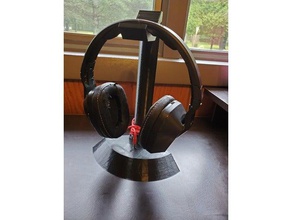 headphone stand music 3d print model - Mito3D