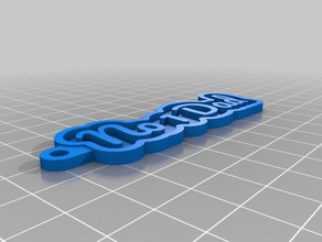no 1 dad keychains customized 3d print model - Mito3D