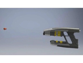 stelle del signore blaster oggetti di scena la pistola marvel starlord 3d print model - Mito3D