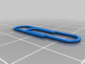 paper clip 3d printer accessories office bracket organization tool paperclip 3d print model - Mito3D