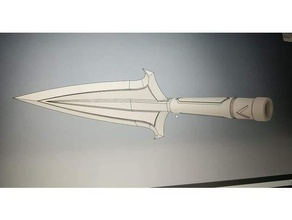 leonidas spear - assassin's creed odyssey video games 3d print model - Mito3D