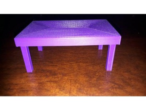 small table hobby model 3d print model - Mito3D