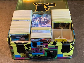 pokemon scatola di pranzo organizzatore giocattolo & accessori gioco titolare della carta collezionista petto detective pikachu archiviazione 3d print model - Mito3D