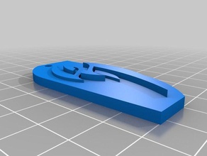kazama dövme Anahtarlık jin tekken 3d print model - Mito3D