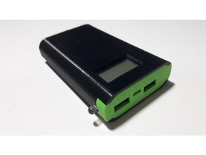 power bank - 18650x3 fashion 18650 battery powerbank 3d print model - Mito3D