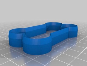 hueso cookie cutter cortante bone household supplies 3d print model - Mito3D